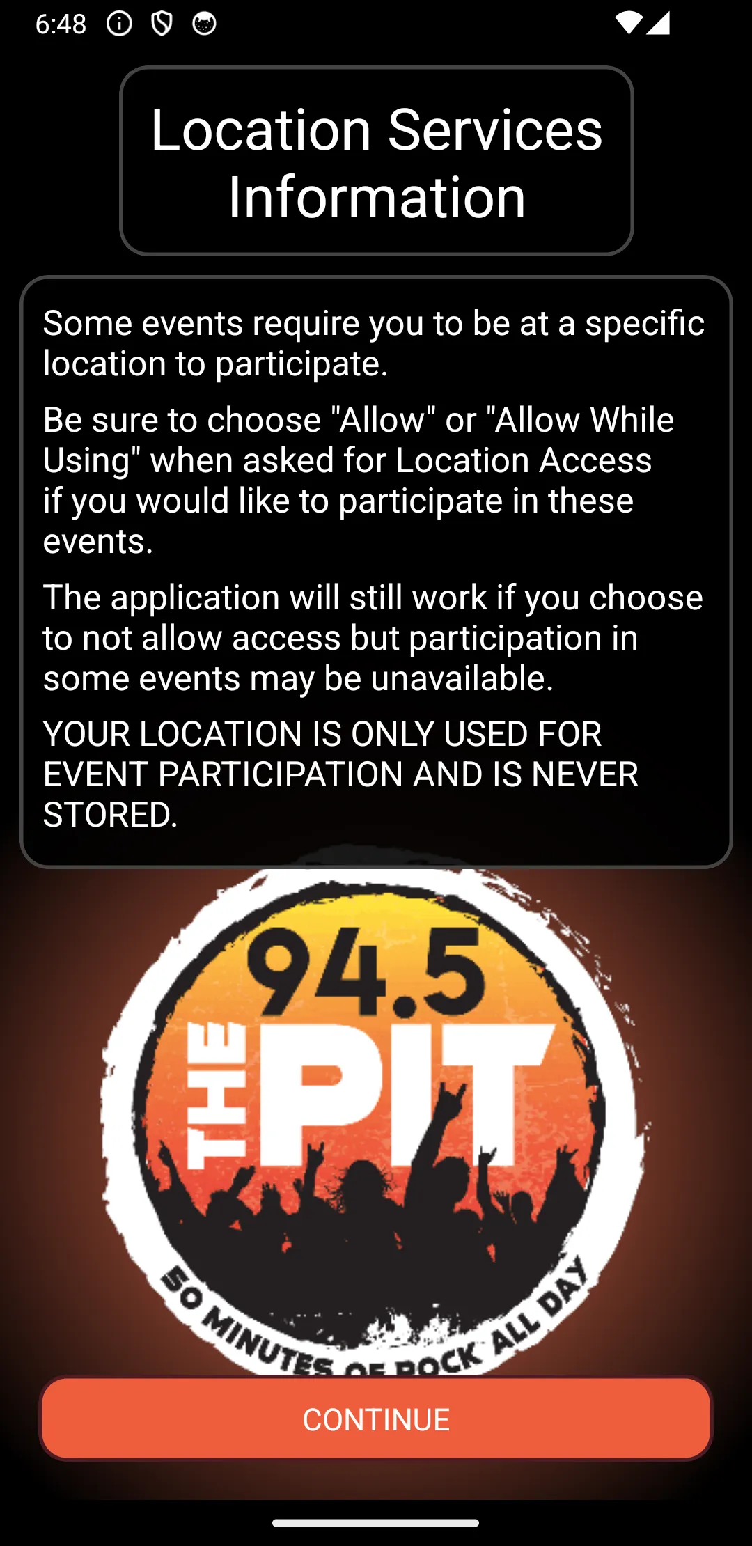 KTBL 94.5 the Pit | Indus Appstore | Screenshot