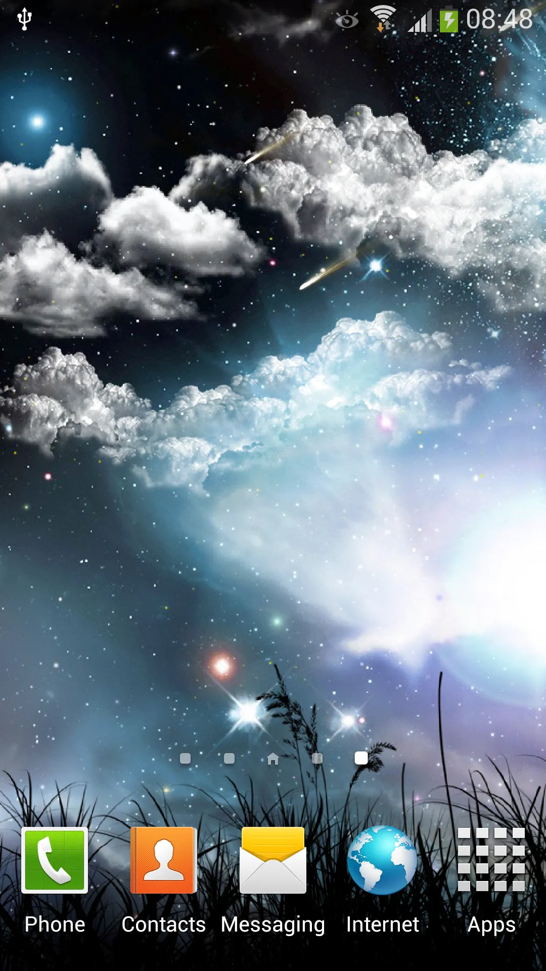 Falling Stars Live Wallpaper | Indus Appstore | Screenshot