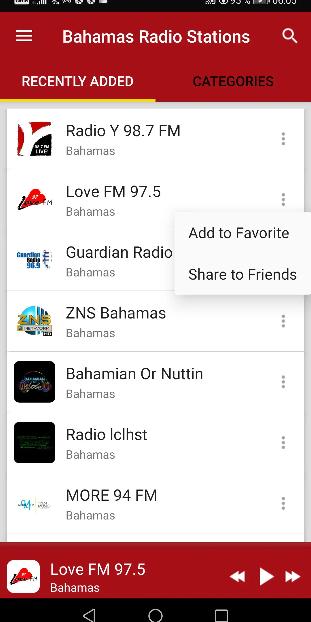 Bahamas Radio Stations | Indus Appstore | Screenshot