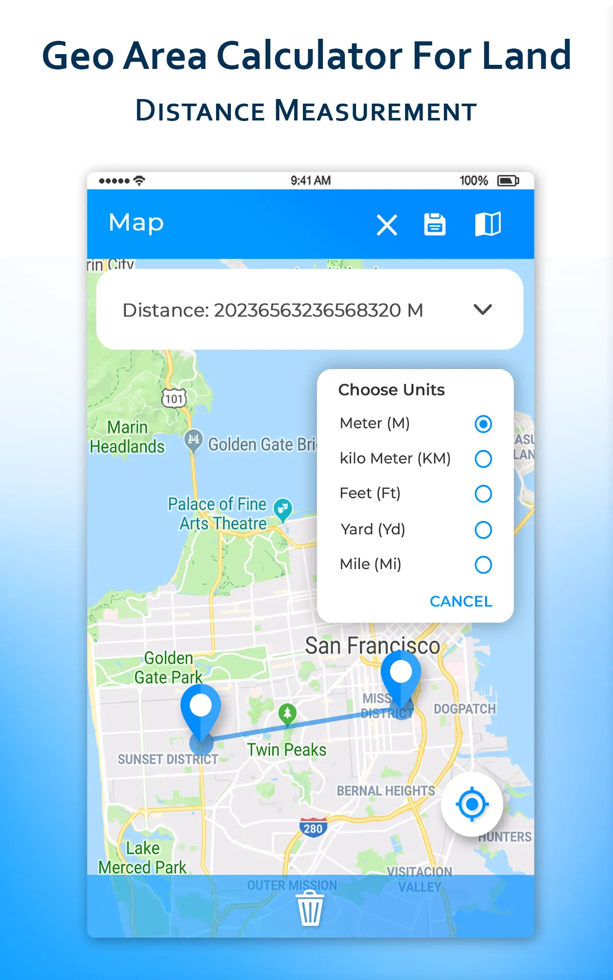 GPS Area Calculator | Indus Appstore | Screenshot