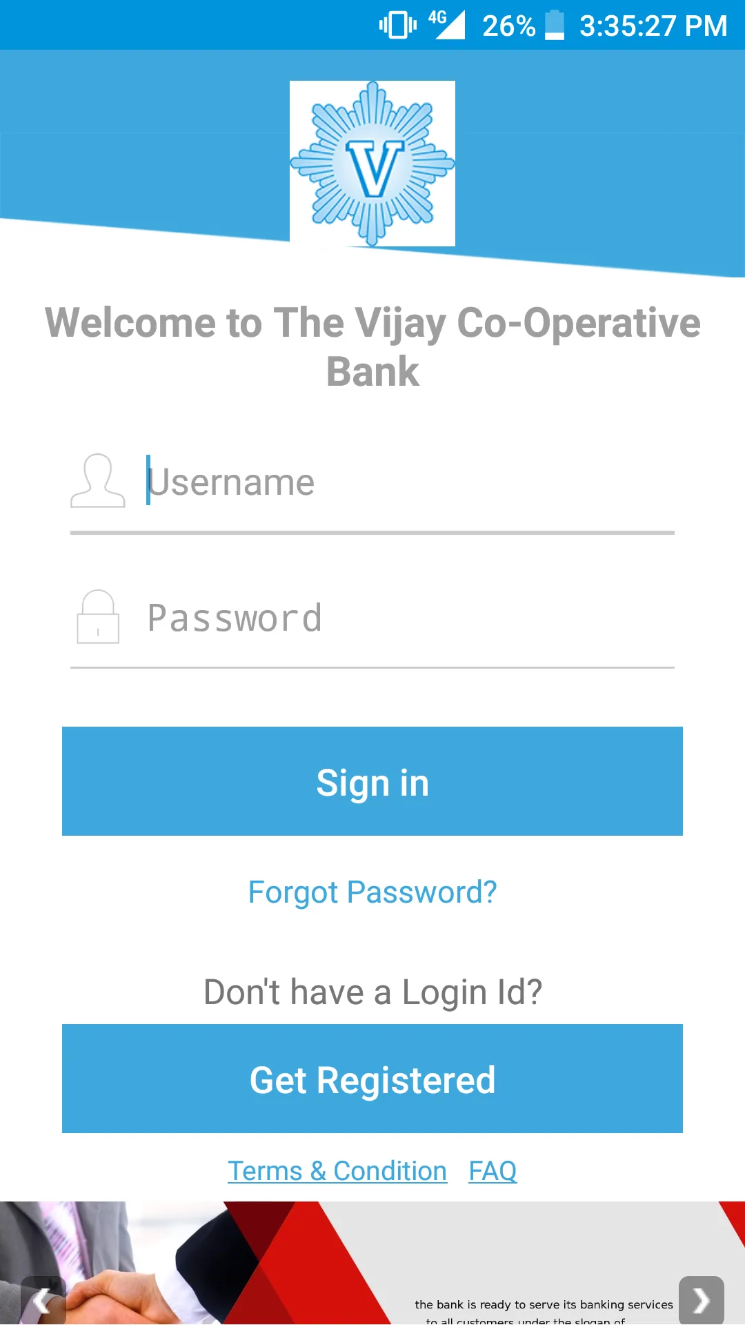 The Vijay Co-Operative Bank | Indus Appstore | Screenshot