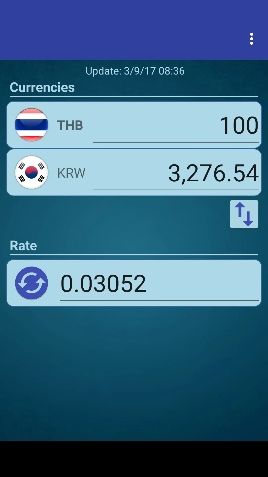 South Korea Won x Thai Baht | Indus Appstore | Screenshot