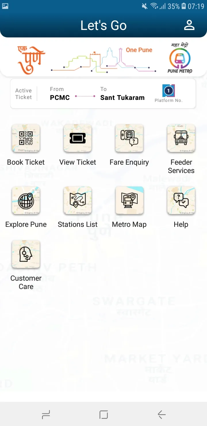 Pune Metro (Official App) | Indus Appstore | Screenshot