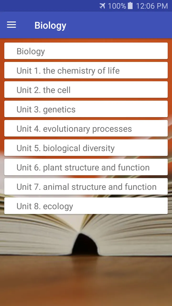 Biology Textbook MCQ & Tests | Indus Appstore | Screenshot