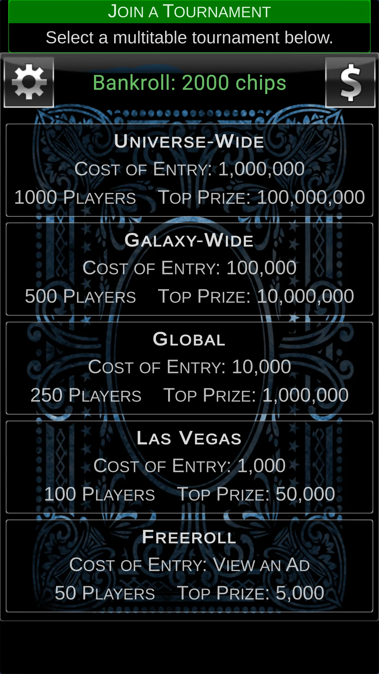 Offline Tournament Poker - Tex | Indus Appstore | Screenshot