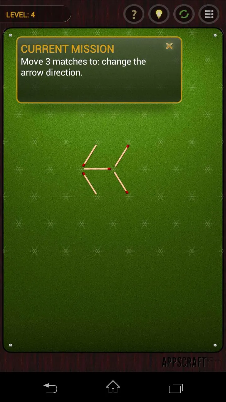 Matchsticks puzzle game | Indus Appstore | Screenshot