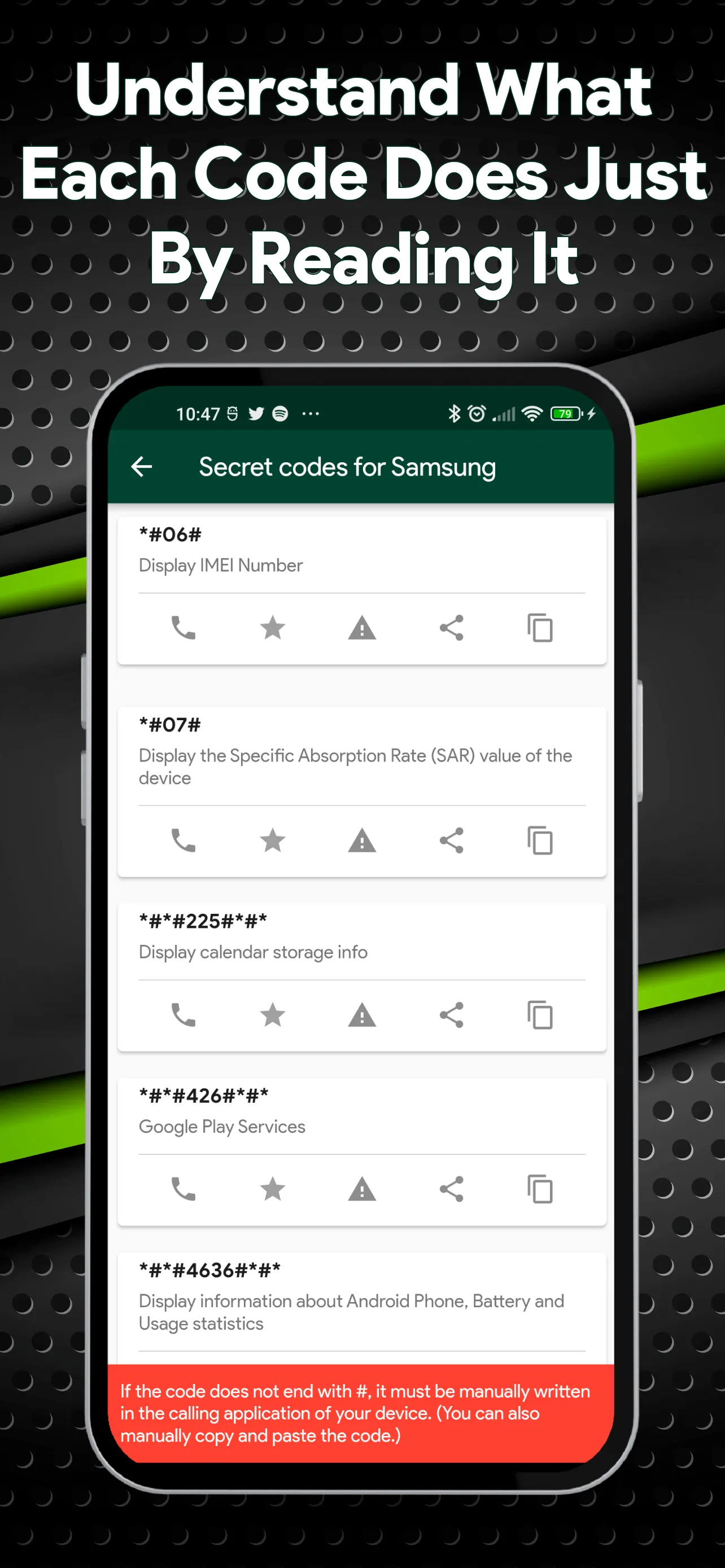 Secret Mobile Codes and Tricks | Indus Appstore | Screenshot