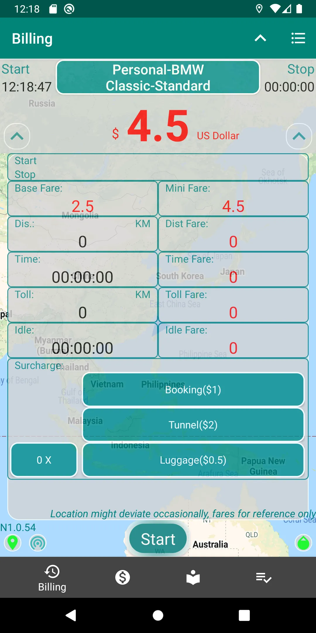 DTMer - Taxi Meter | Indus Appstore | Screenshot