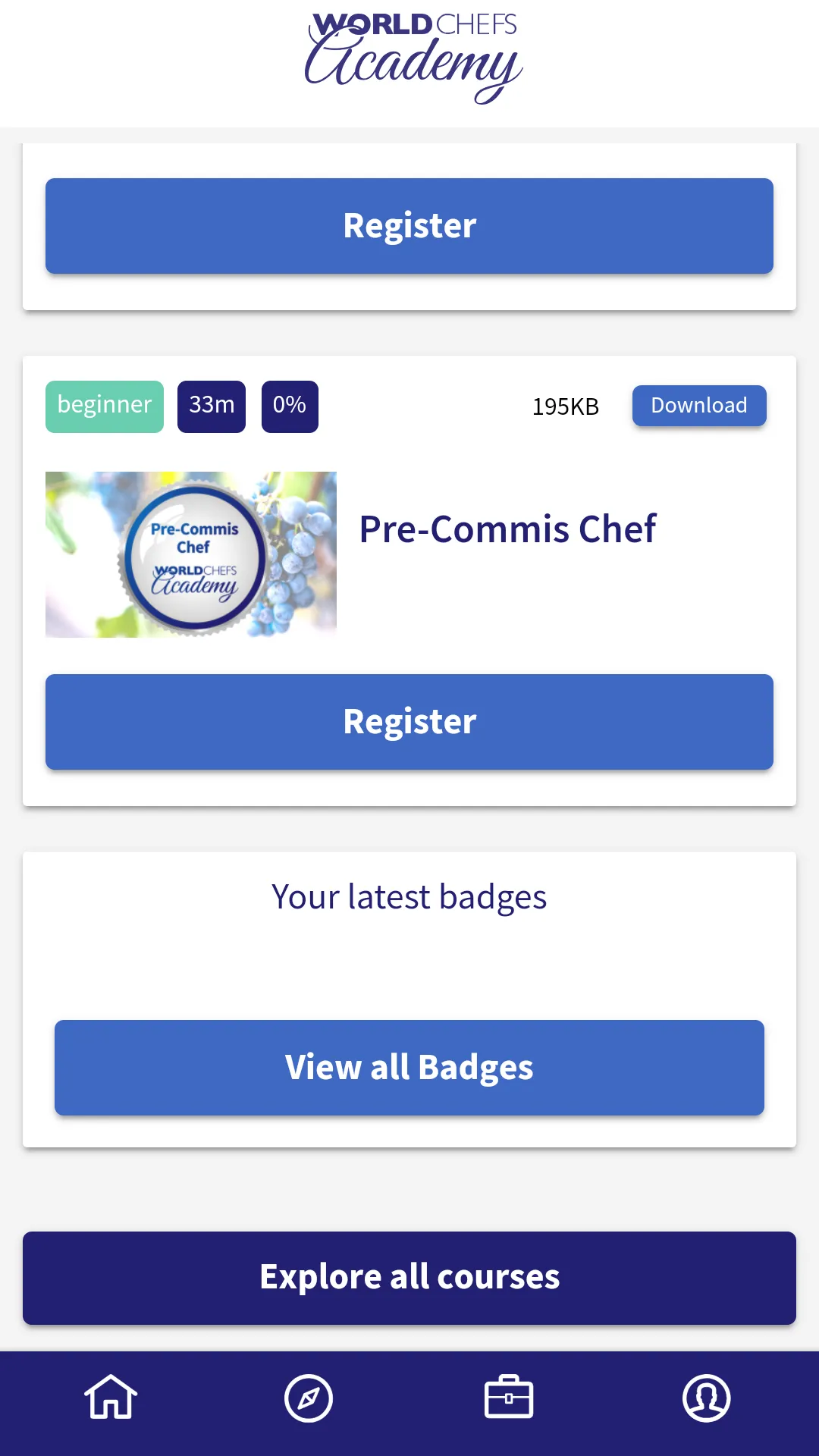 Worldchefs Academy | Indus Appstore | Screenshot