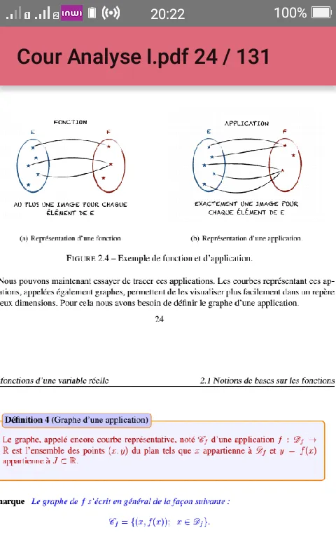 Maths : Cours d’analyse I | Indus Appstore | Screenshot