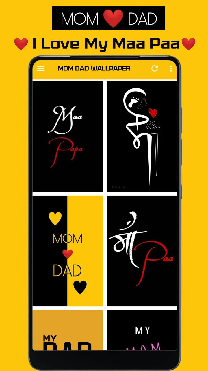 Mom Dad Wallpaper HD, Maa Papa | Indus Appstore | Screenshot