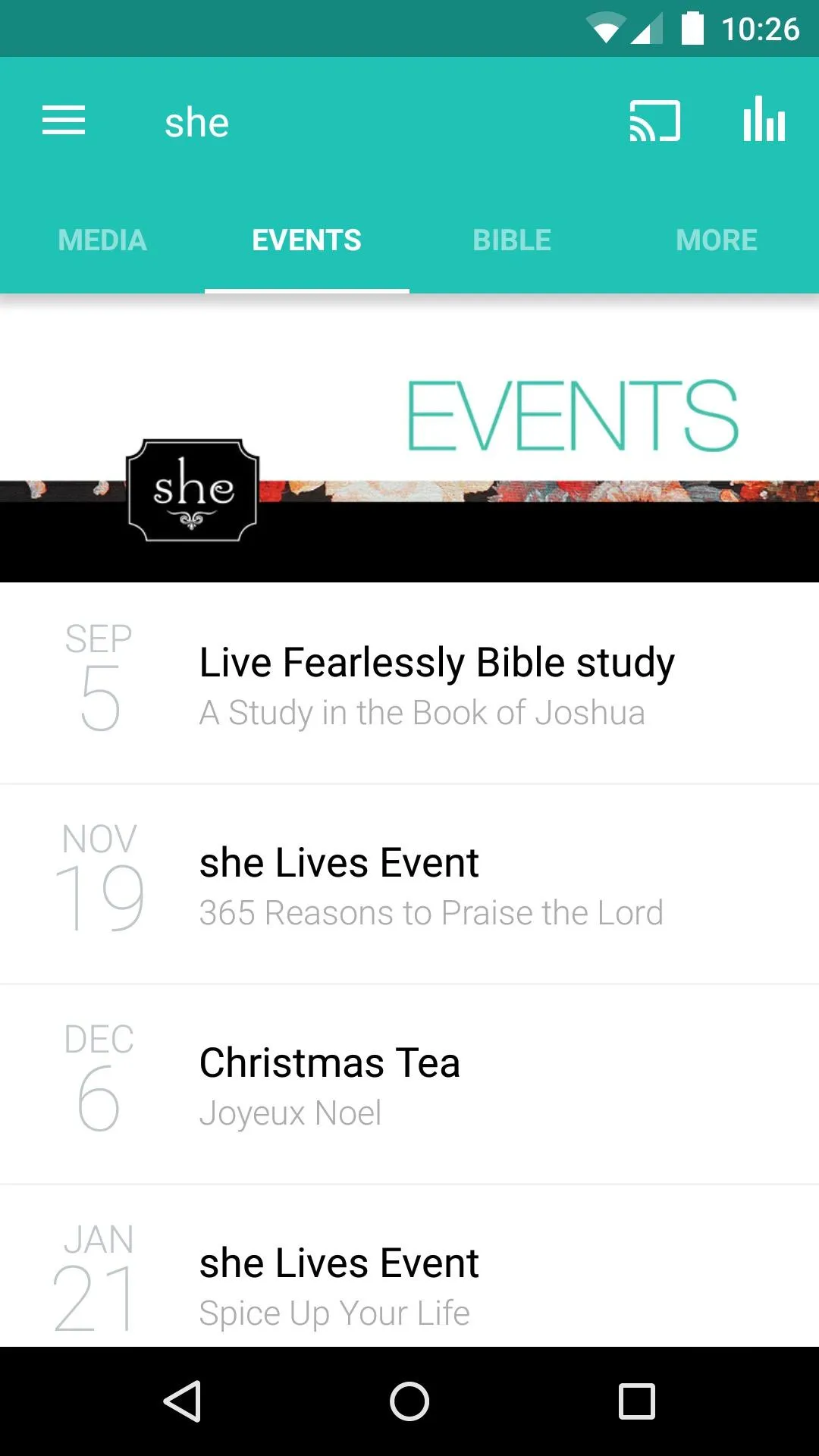 she Ministries | Indus Appstore | Screenshot