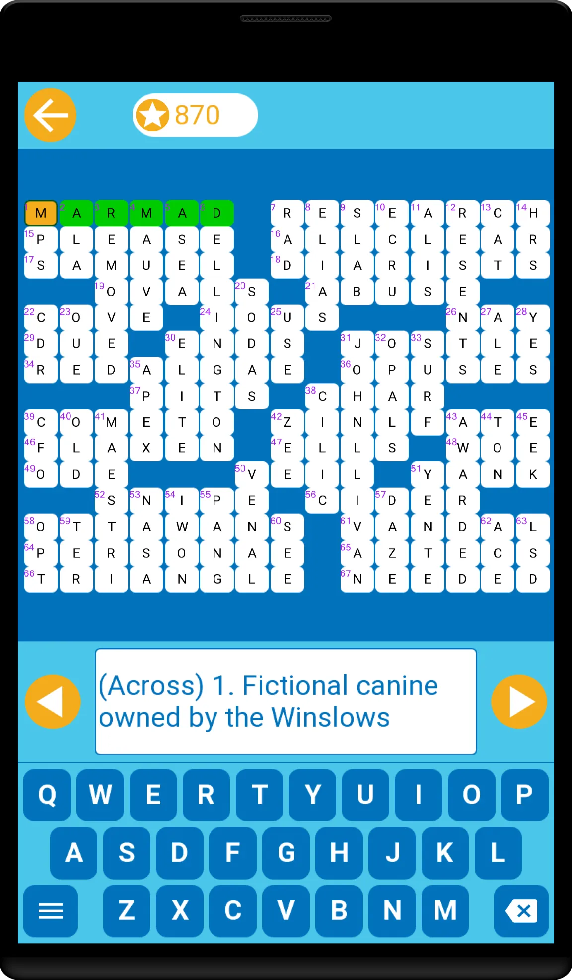 Crossword Offline | Indus Appstore | Screenshot