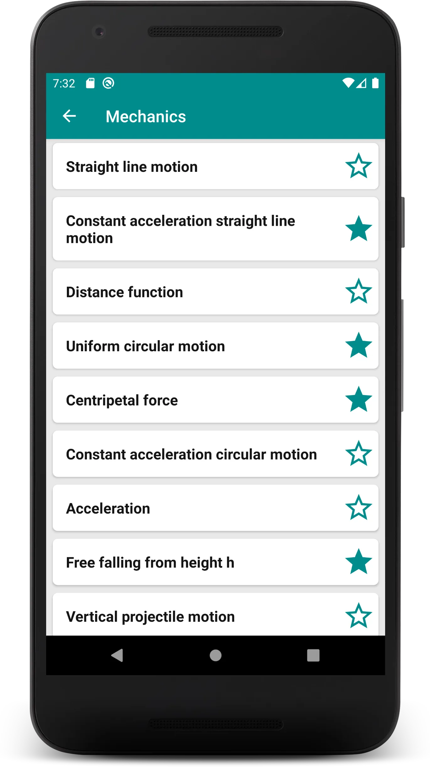 Pocket Physics Formulas | Indus Appstore | Screenshot