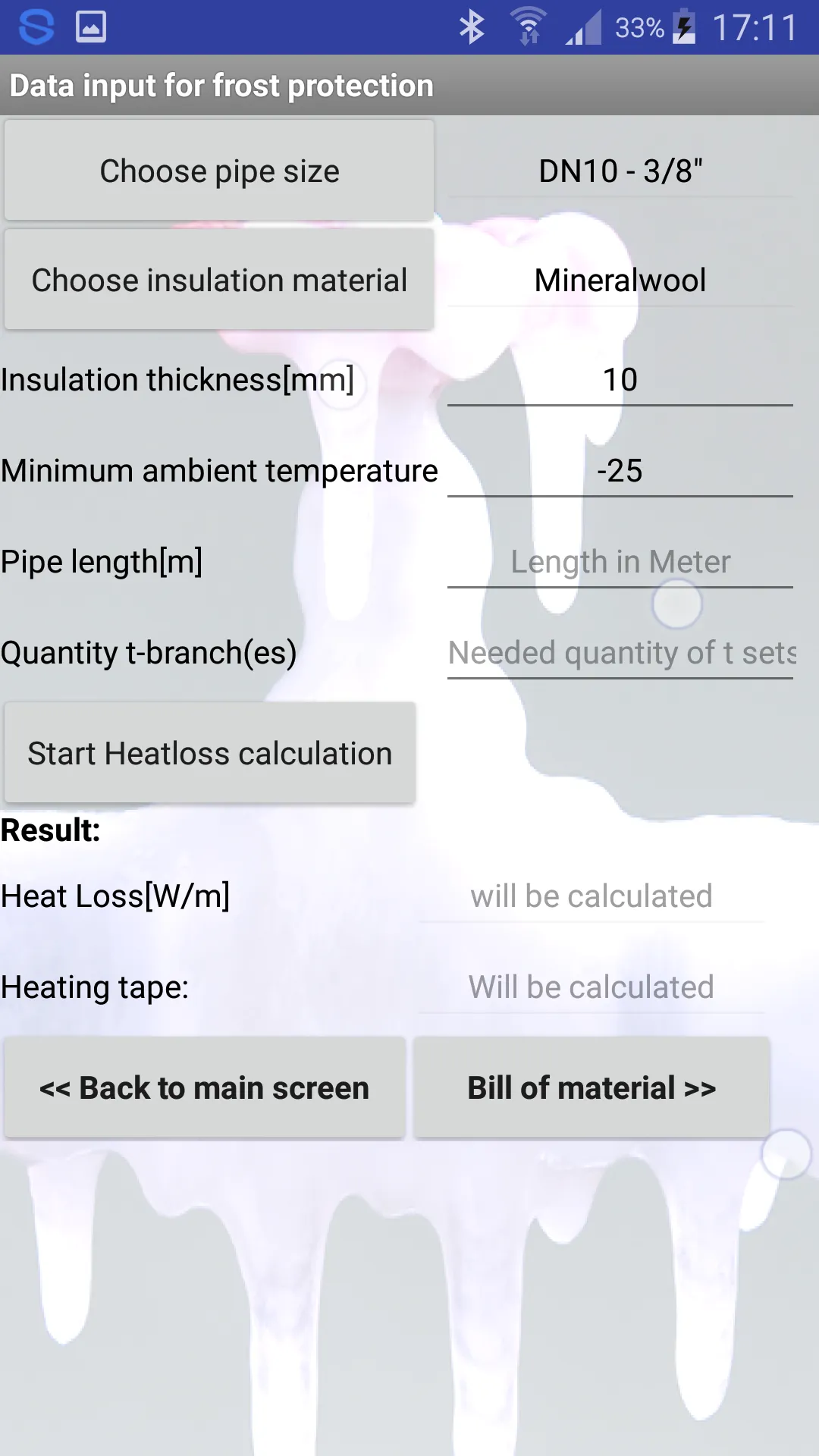 Frost protection & de-icing | Indus Appstore | Screenshot