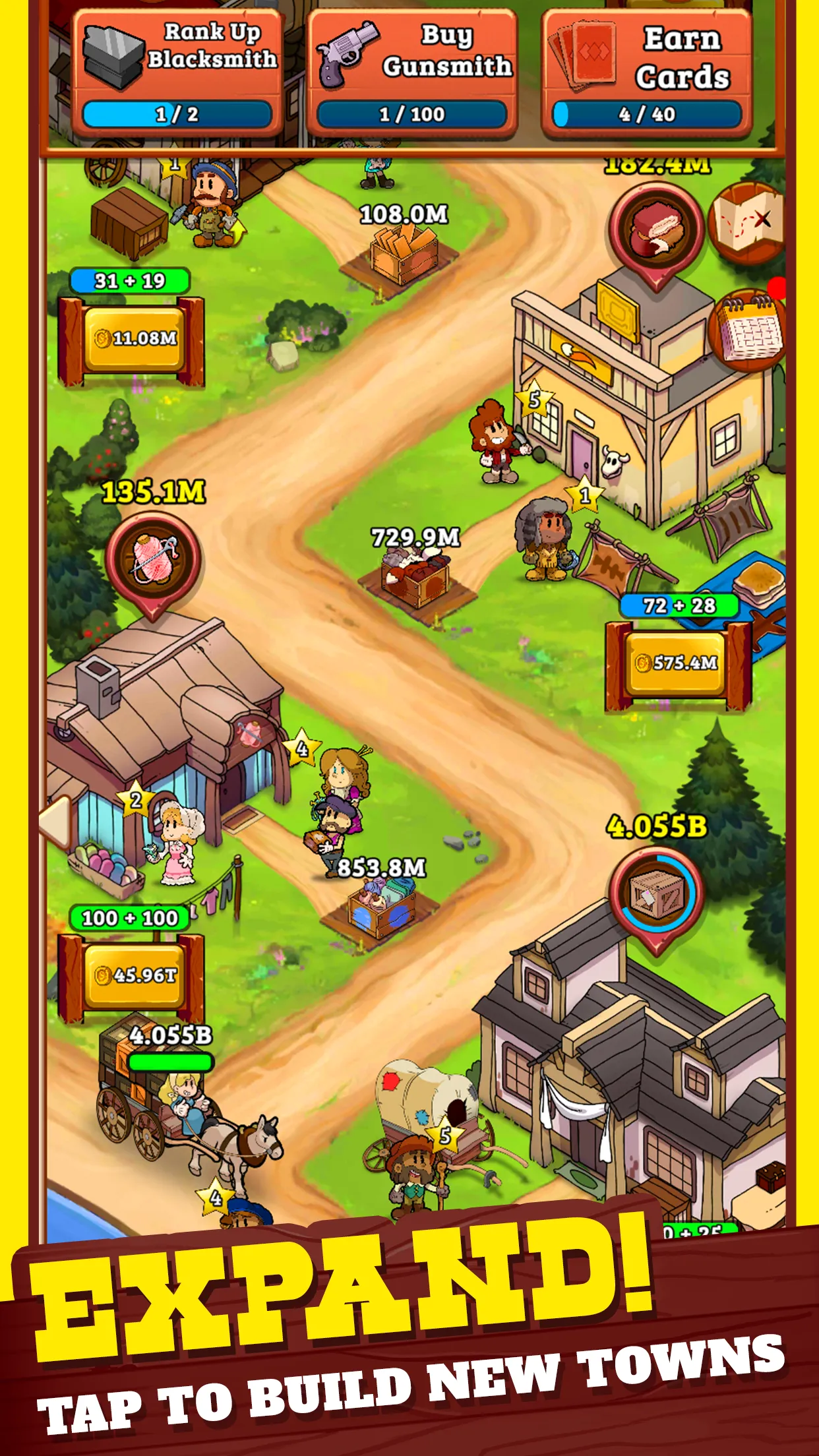 Idle Frontier: Tap Town Tycoon | Indus Appstore | Screenshot