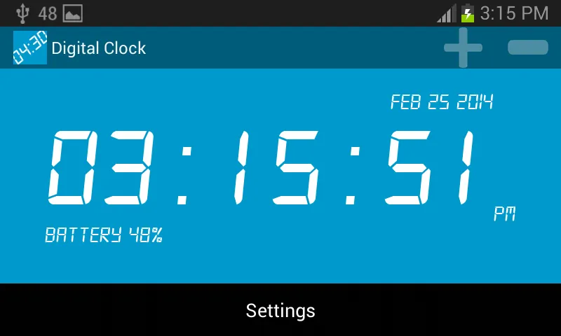 Digital Clock | Indus Appstore | Screenshot