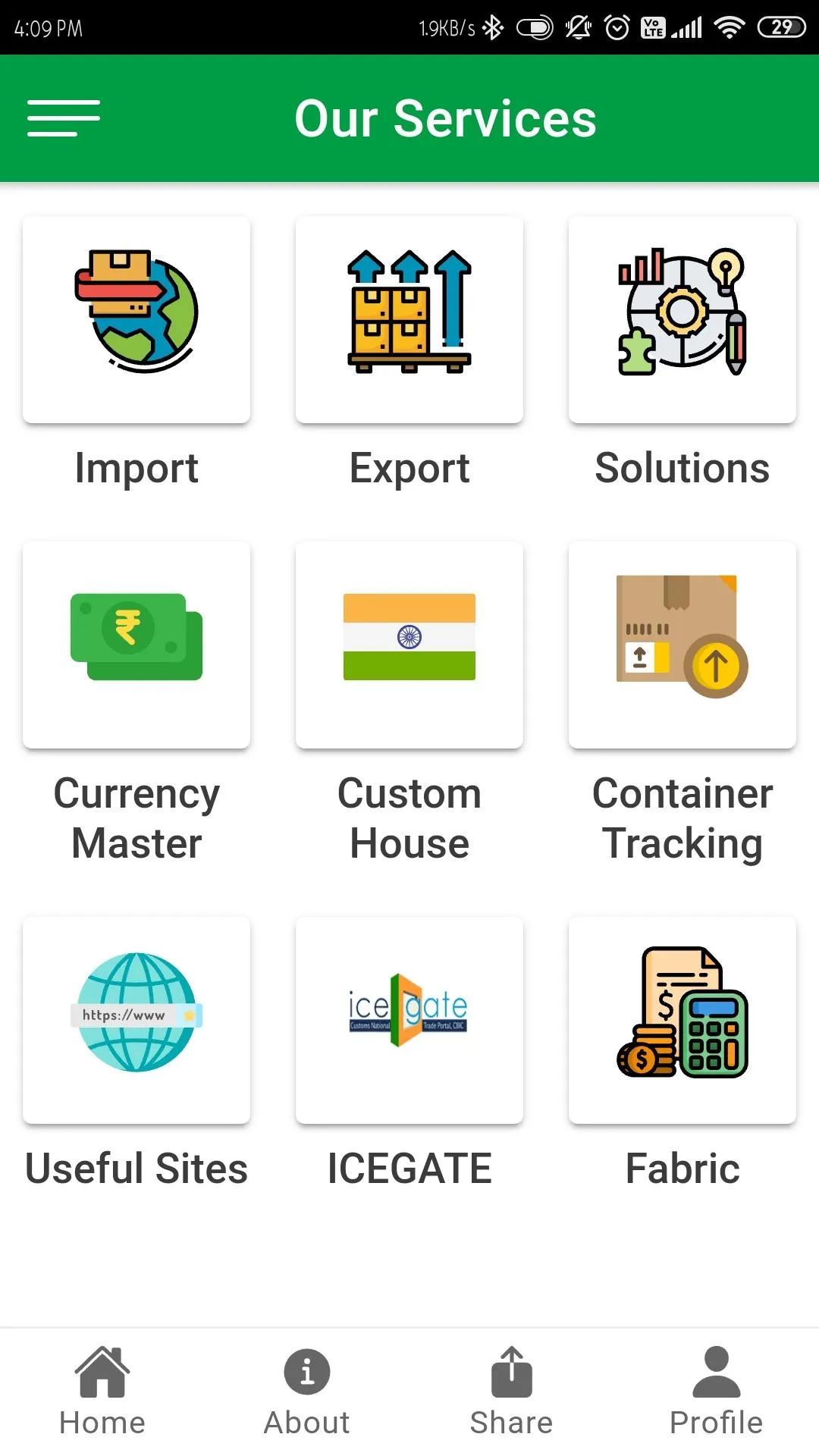 Import Export Solutions | Indus Appstore | Screenshot