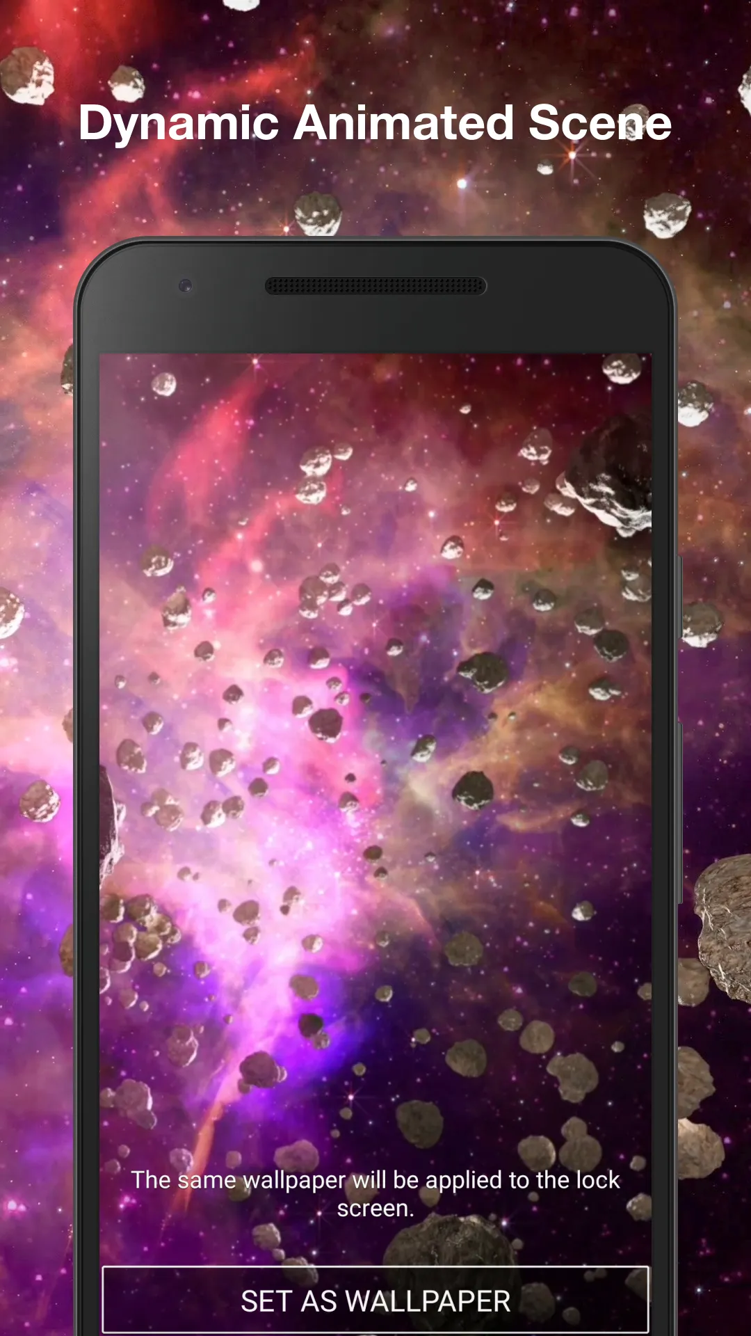 Meteors Live Wallpaper | Indus Appstore | Screenshot