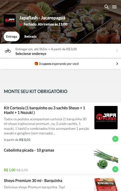 Japaflash Culinária Japonesa | Indus Appstore | Screenshot