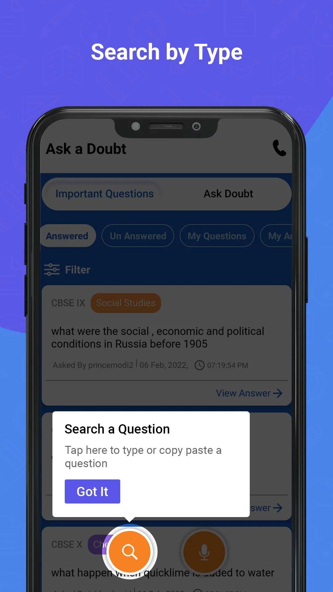 Ask A Doubt | Indus Appstore | Screenshot