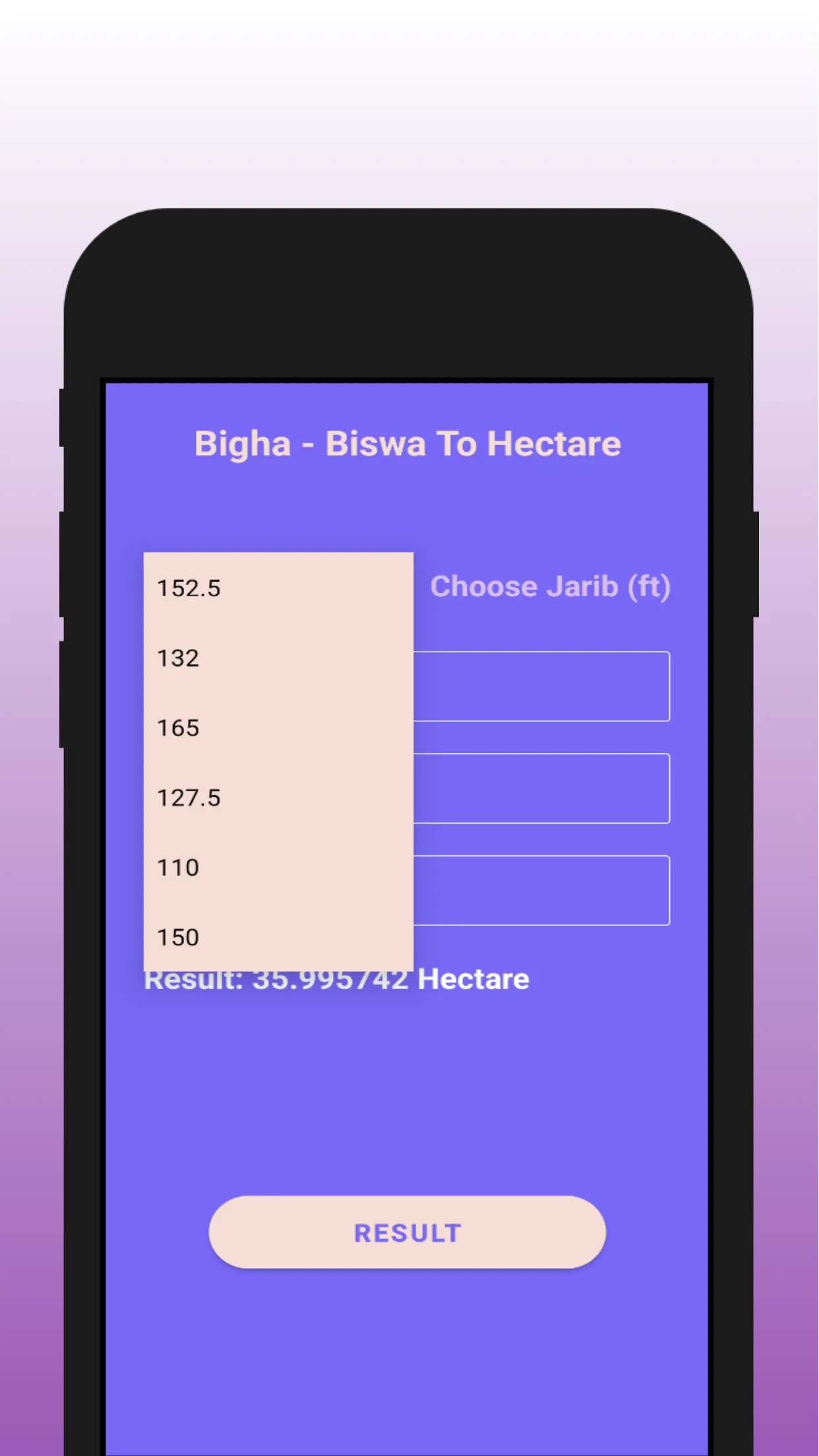 Bigha-Biswa To Hectare | Indus Appstore | Screenshot