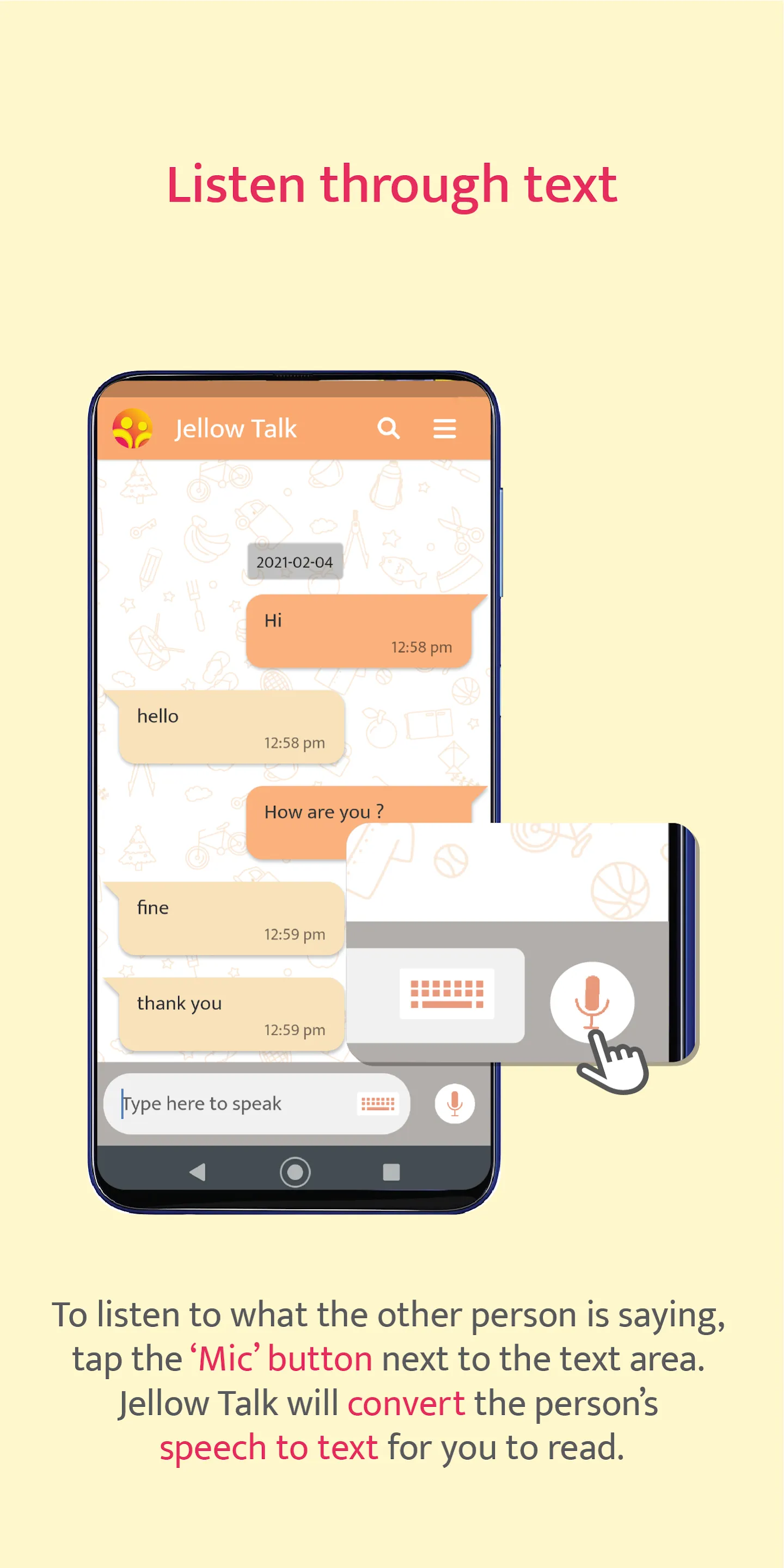 Jellow Talk Communicator Conve | Indus Appstore | Screenshot