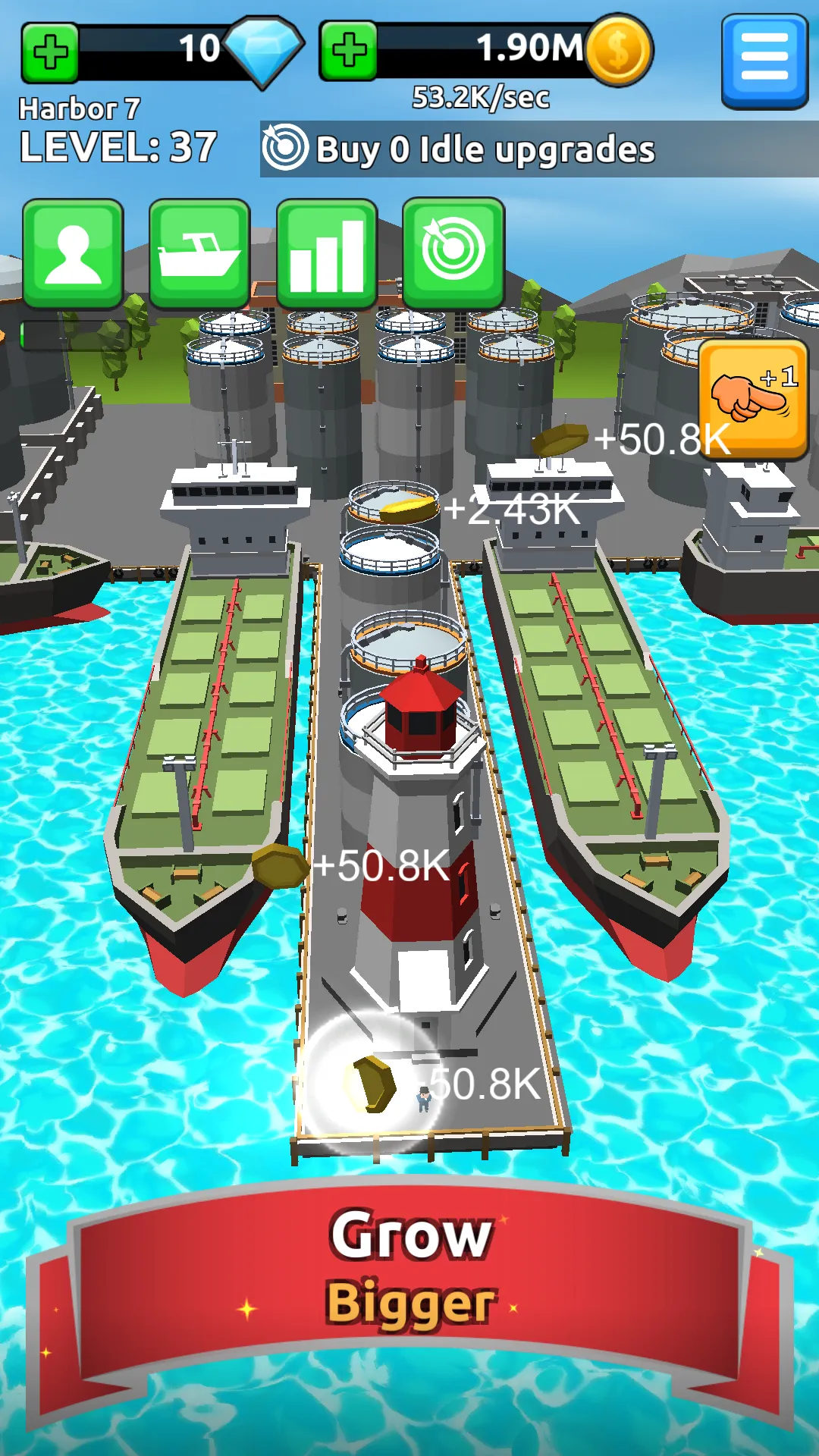 Harbor Tycoon Clicker | Indus Appstore | Screenshot