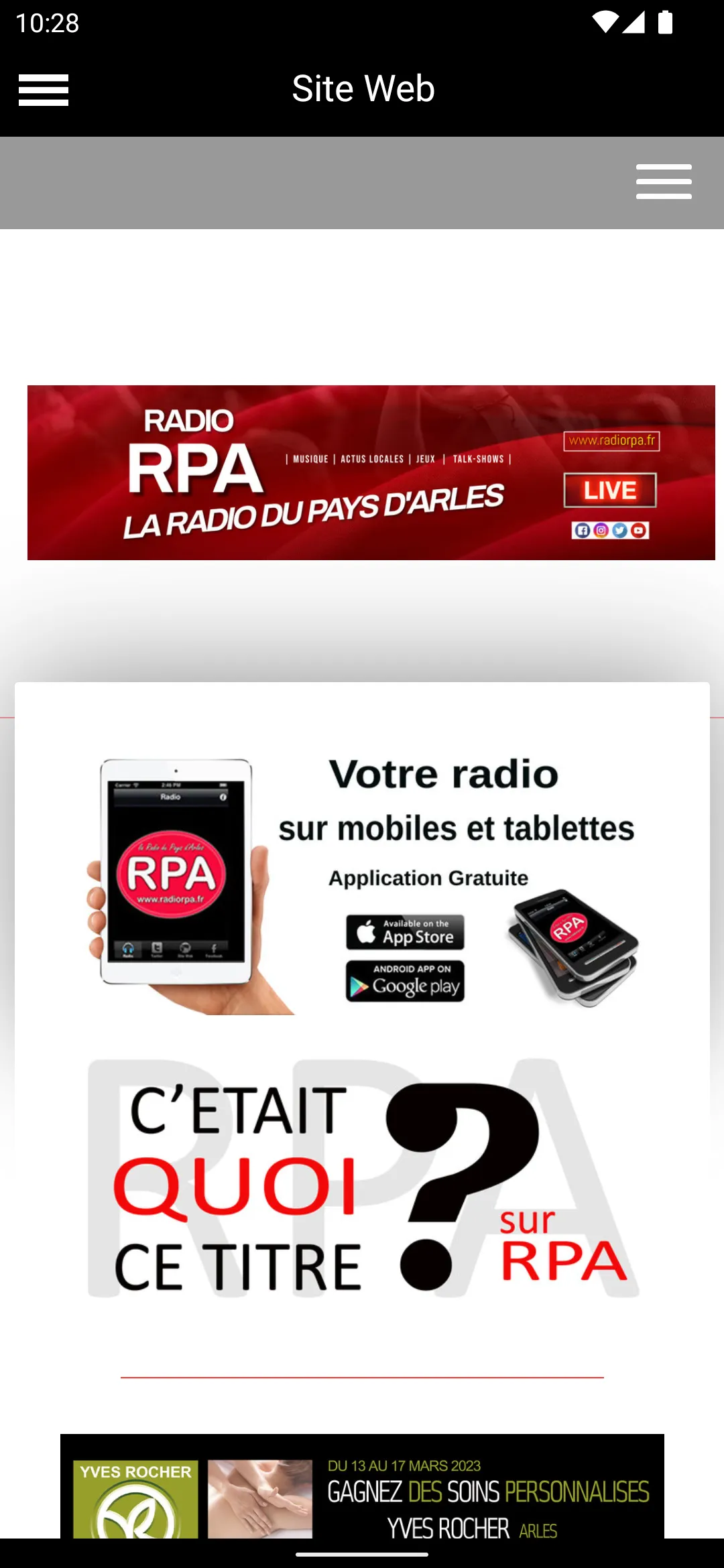 Radio RPA officiel | Indus Appstore | Screenshot