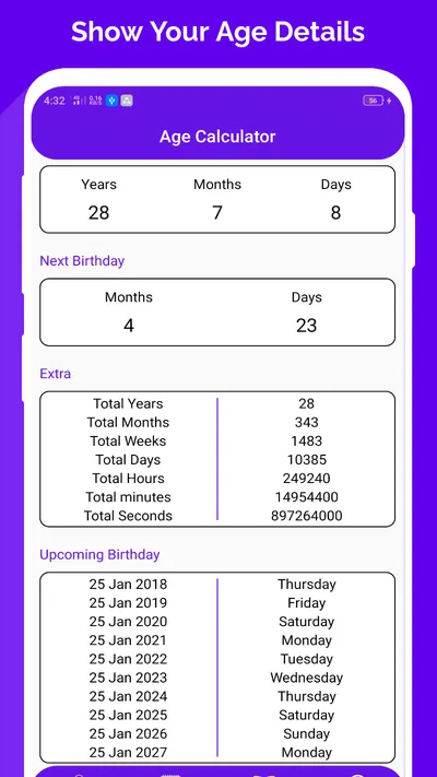 Age Calculator & Date of Birth | Indus Appstore | Screenshot