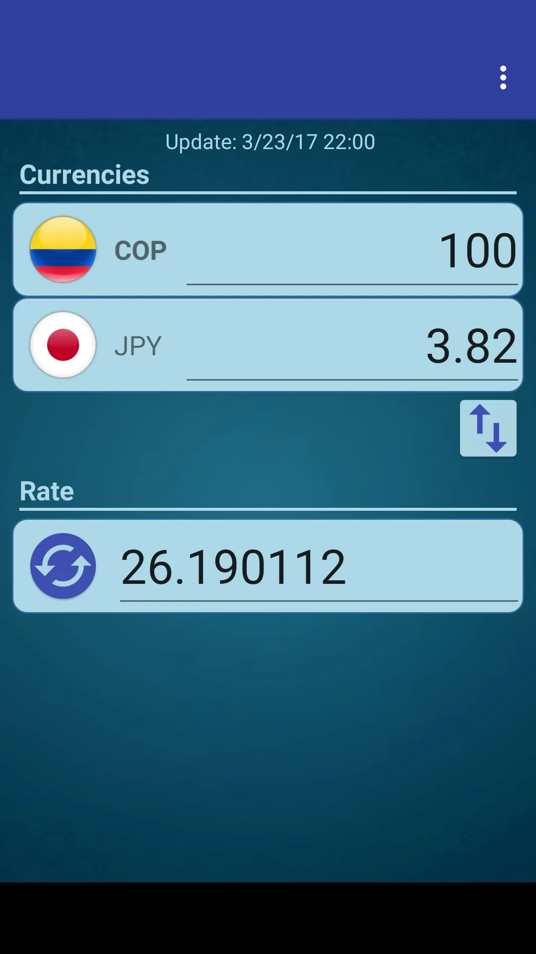 Japan Yen x Colombia Peso | Indus Appstore | Screenshot