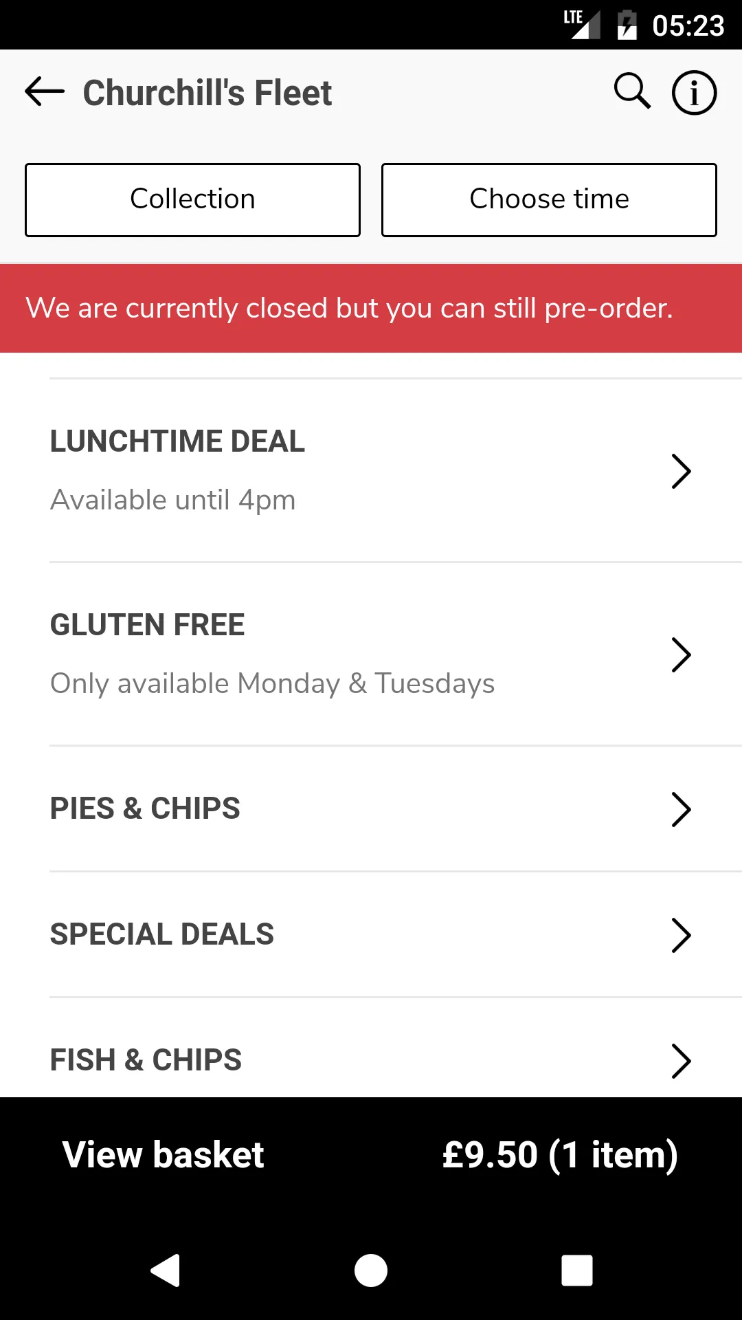 Churchill's Fish and Chips | Indus Appstore | Screenshot