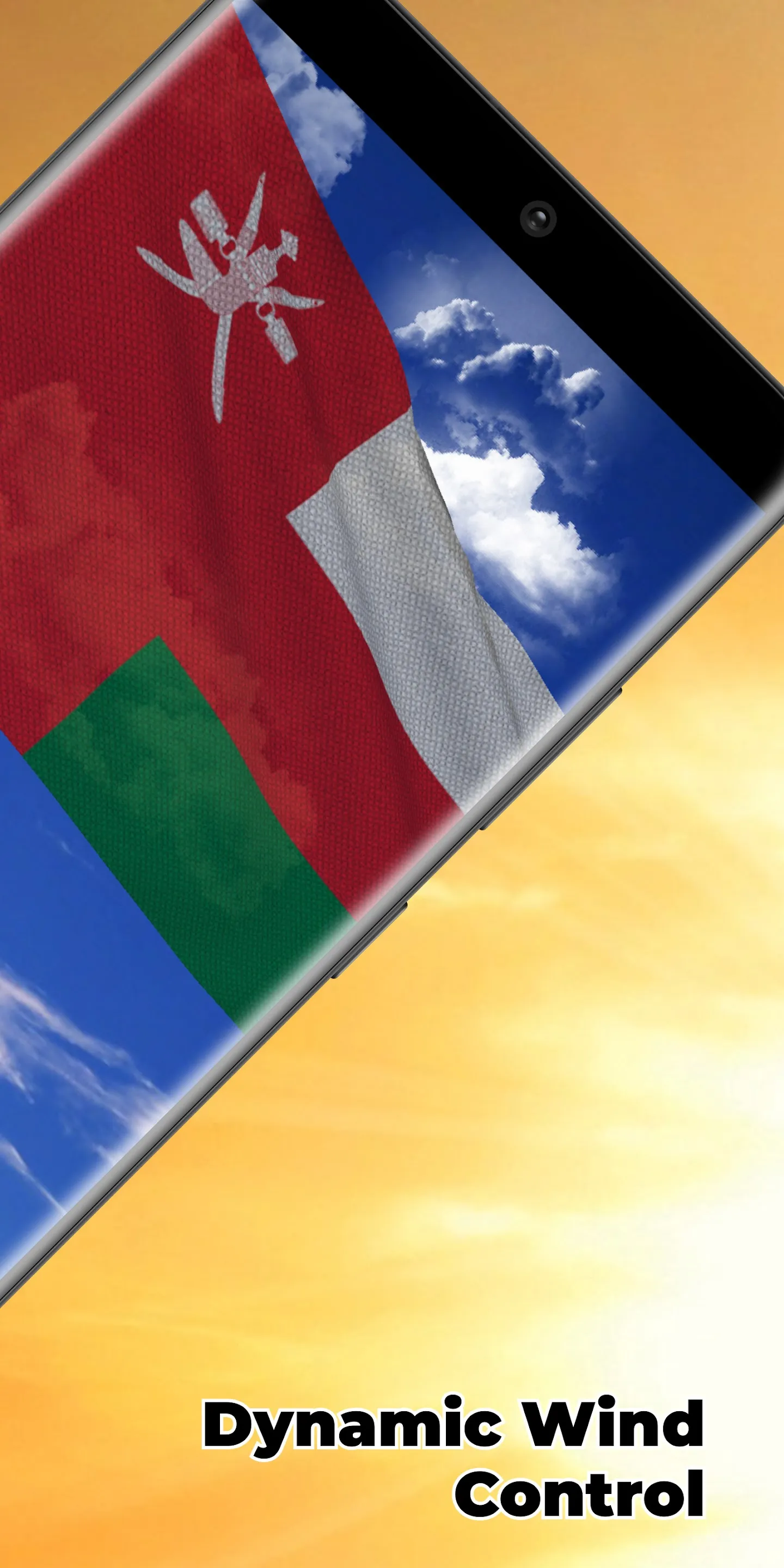 Oman Flag Live Wallpaper | Indus Appstore | Screenshot