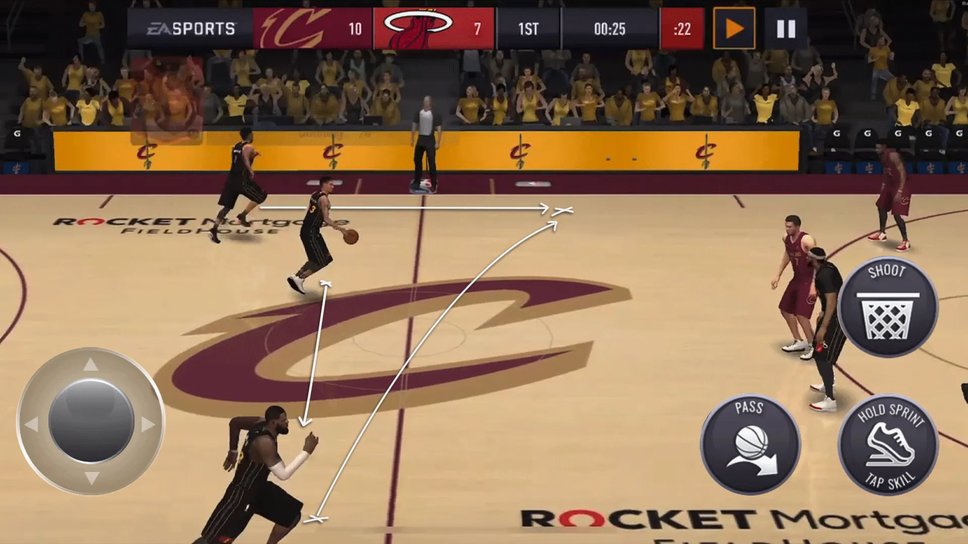 NBA LIVE Mobile Basketball | Indus Appstore | Screenshot