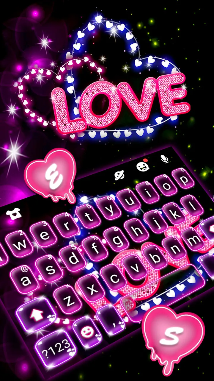 Neon Love Theme | Indus Appstore | Screenshot