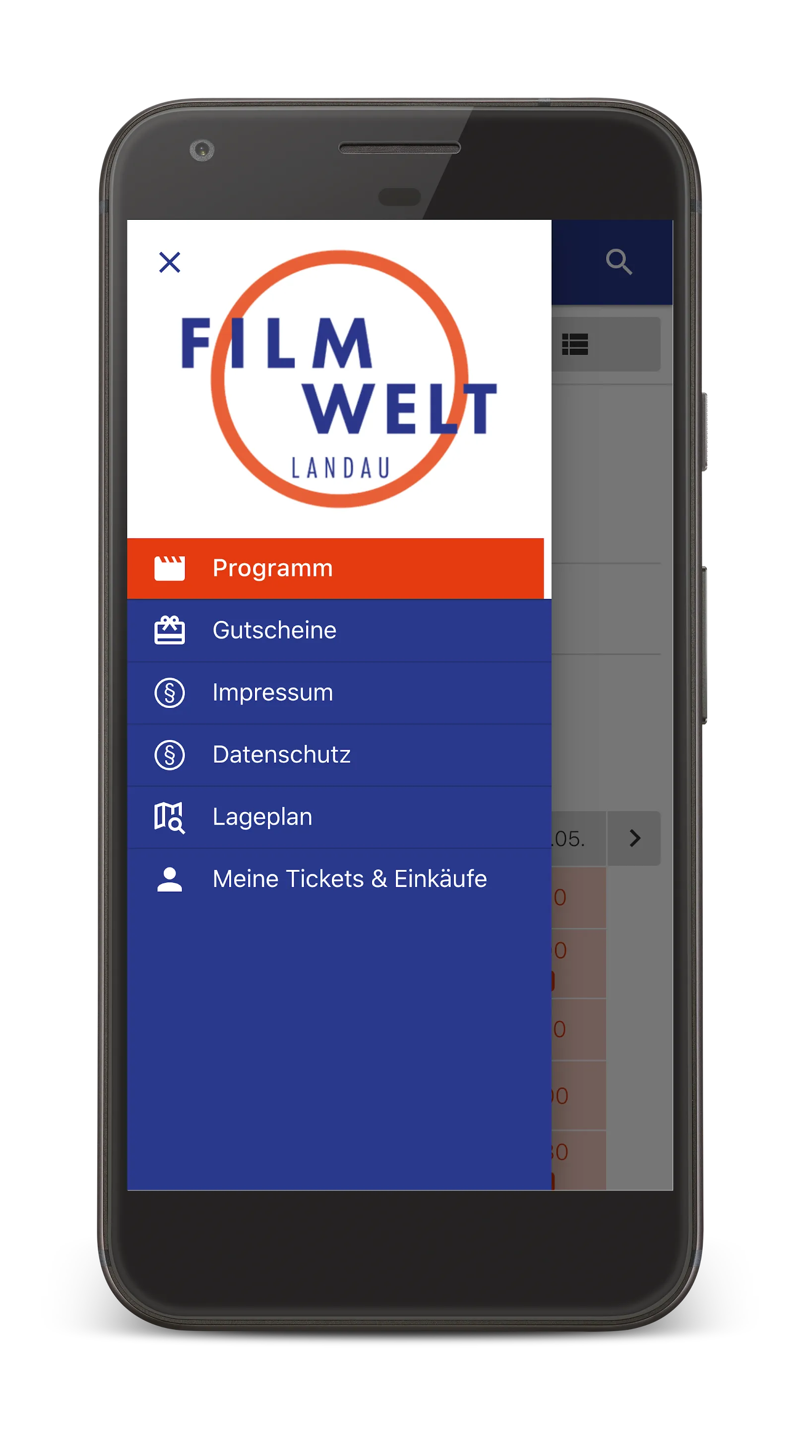 Filmwelt Landau | Indus Appstore | Screenshot