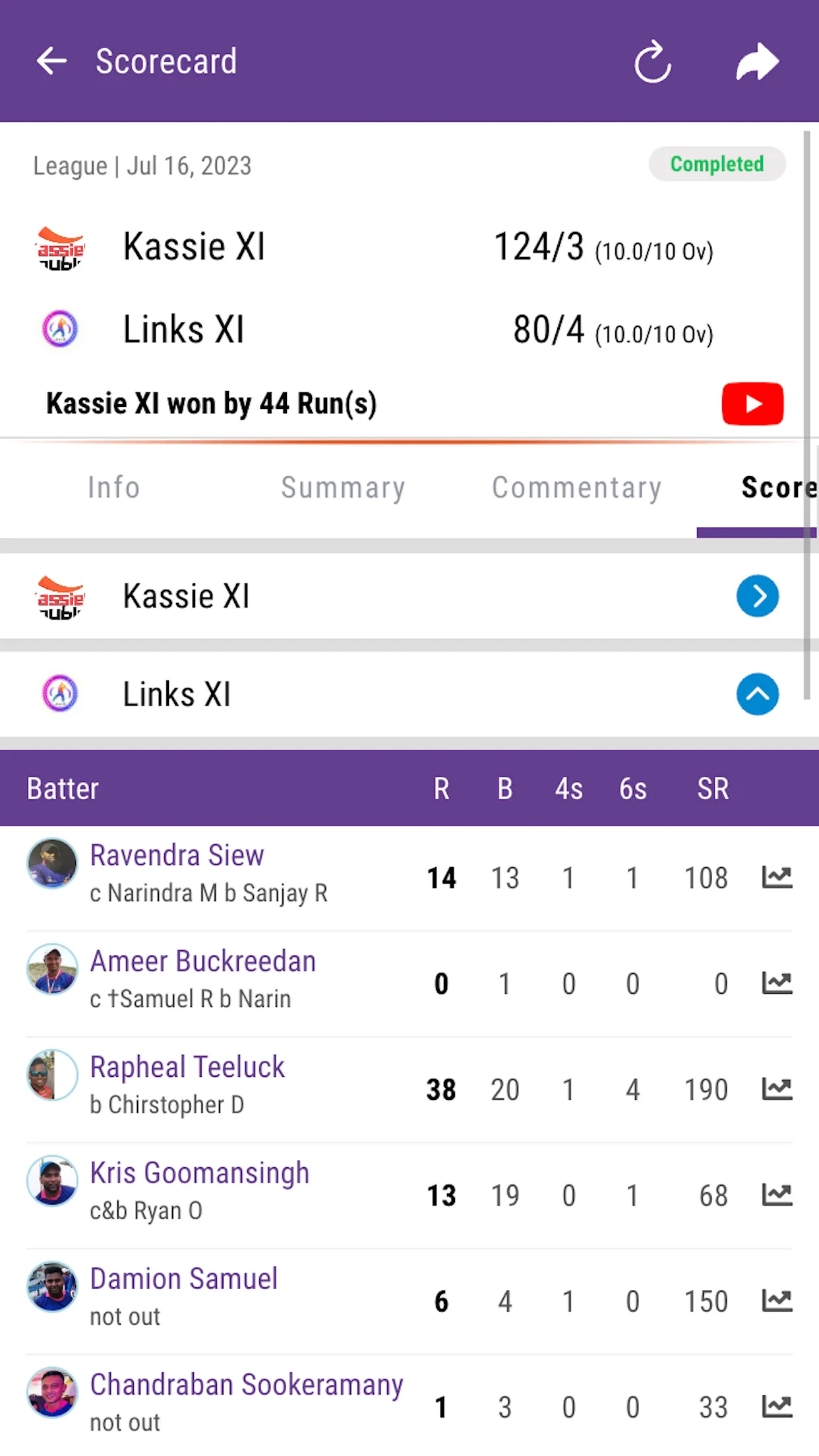 HD SPORTS SCORER PLUS | Indus Appstore | Screenshot