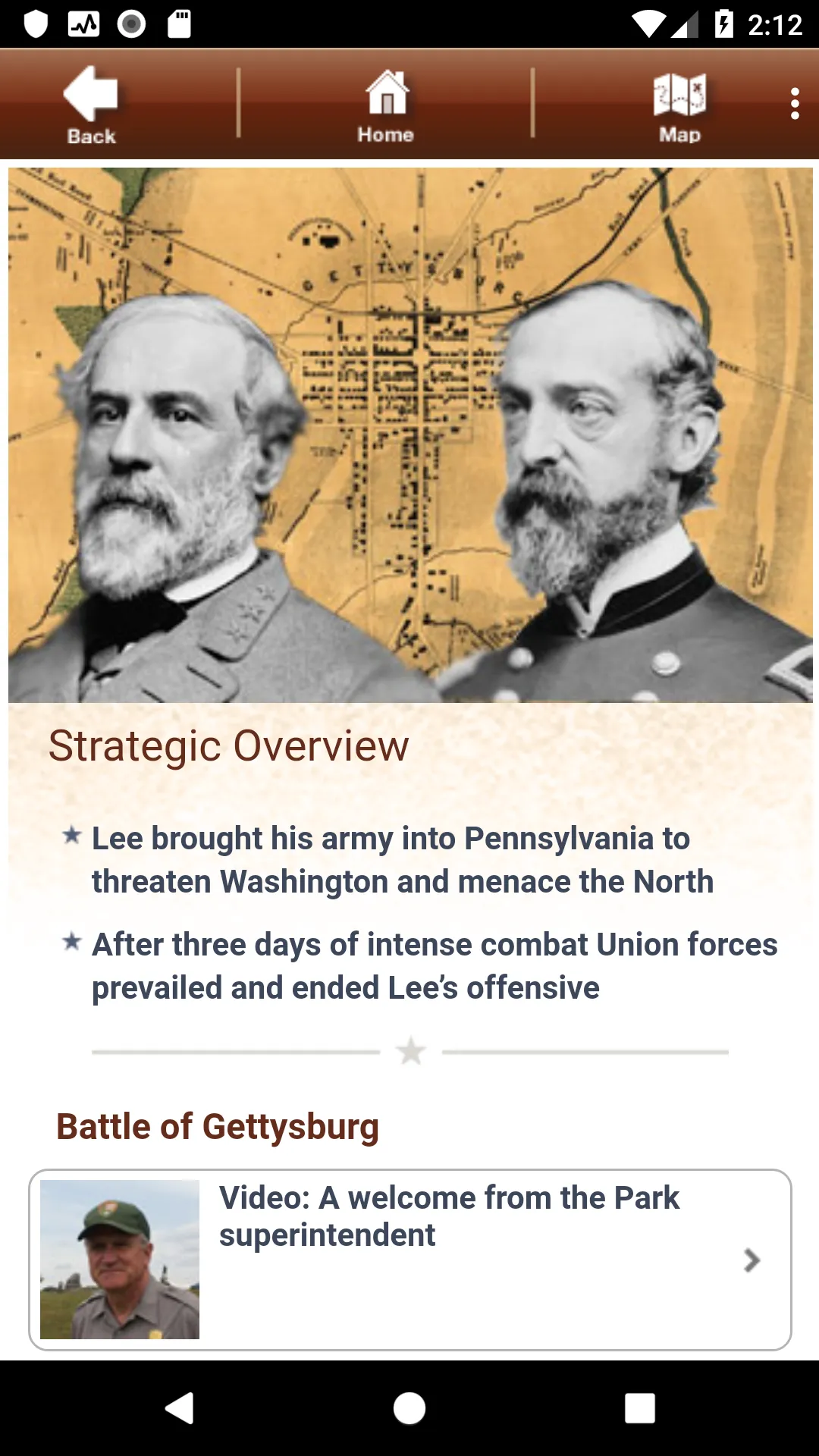 Gettysburg Battle App | Indus Appstore | Screenshot