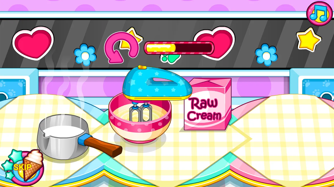 Cooking Fruity Ice Creams | Indus Appstore | Screenshot