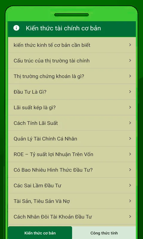 Kiến Thức Tài Chính | Indus Appstore | Screenshot