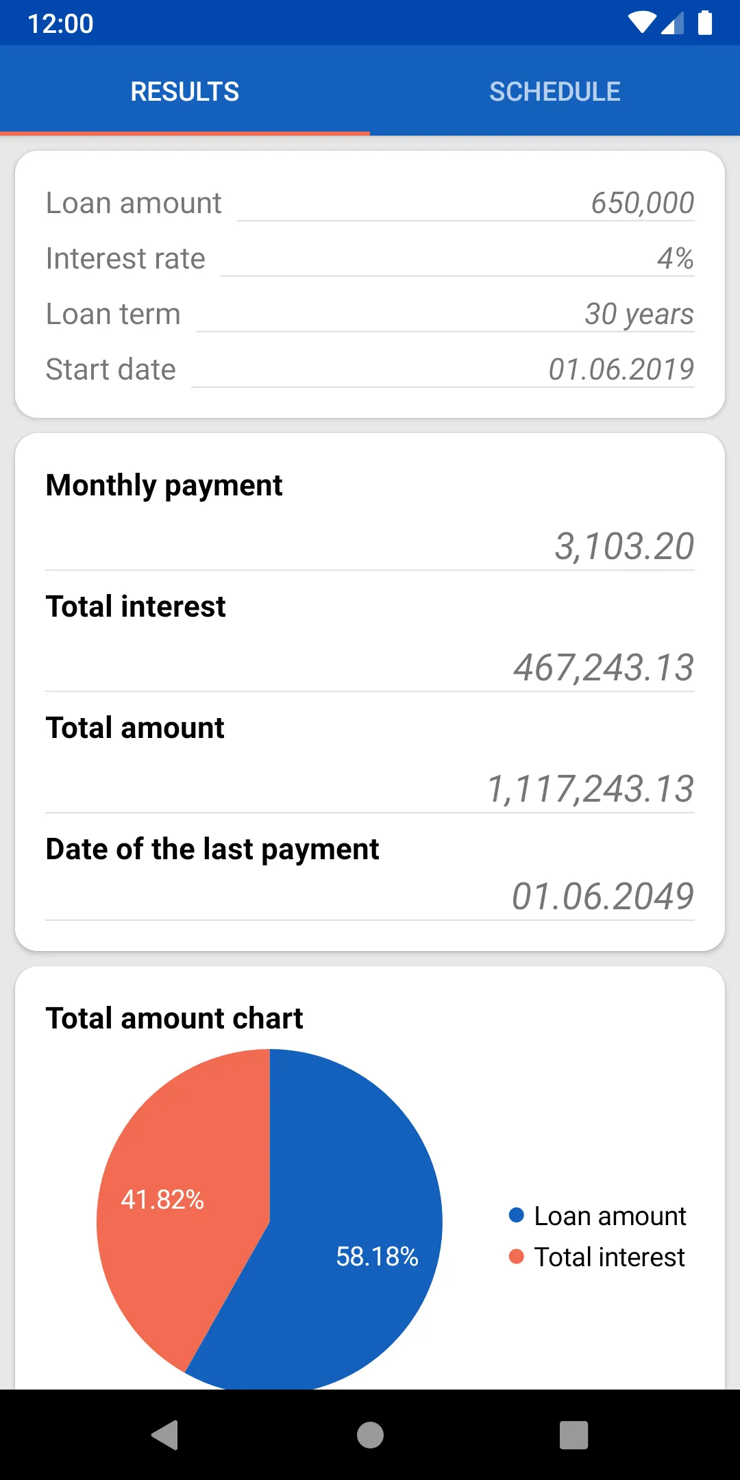 Loan Calculator | Indus Appstore | Screenshot