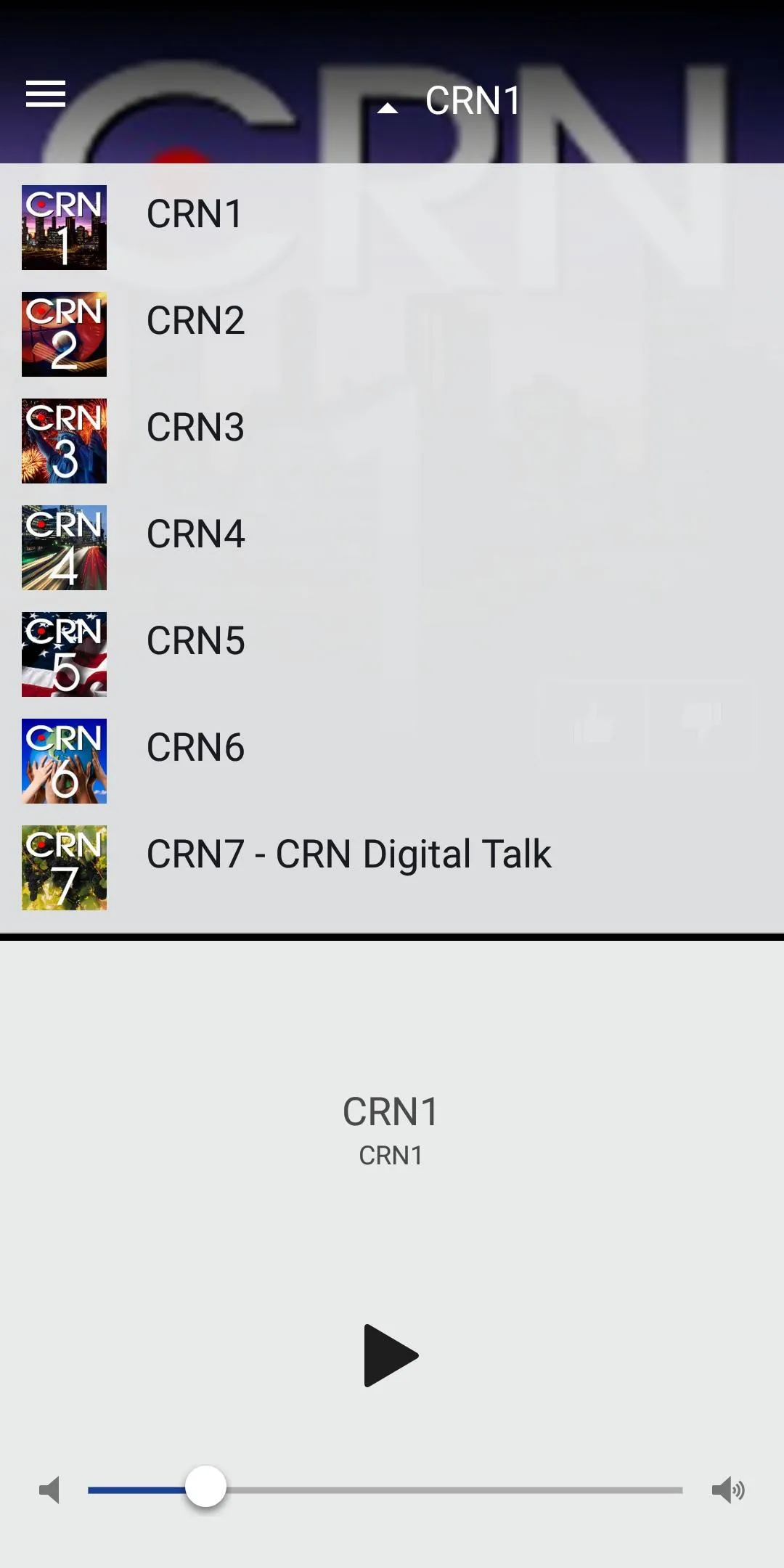 CRN Talk Radio | Indus Appstore | Screenshot