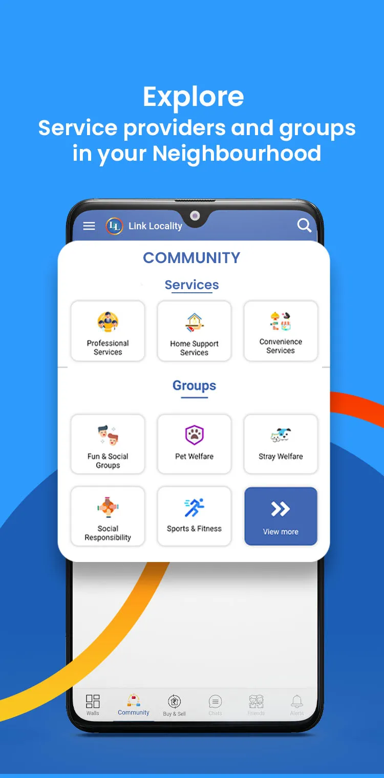 Link Locality Neighborhood App | Indus Appstore | Screenshot
