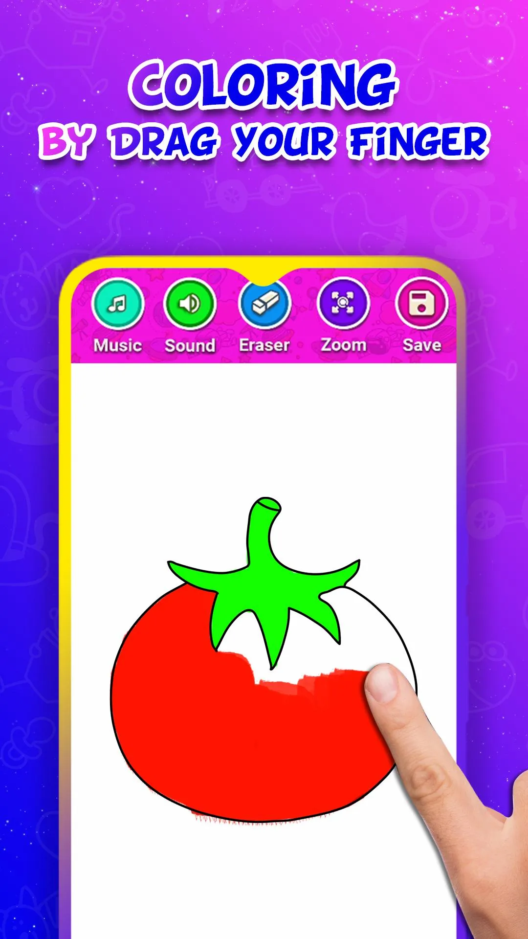 Fruits & Vegetable Coloring Bo | Indus Appstore | Screenshot