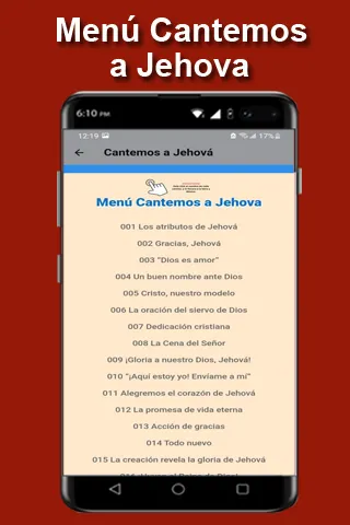 Cantemos a Jehova | Indus Appstore | Screenshot