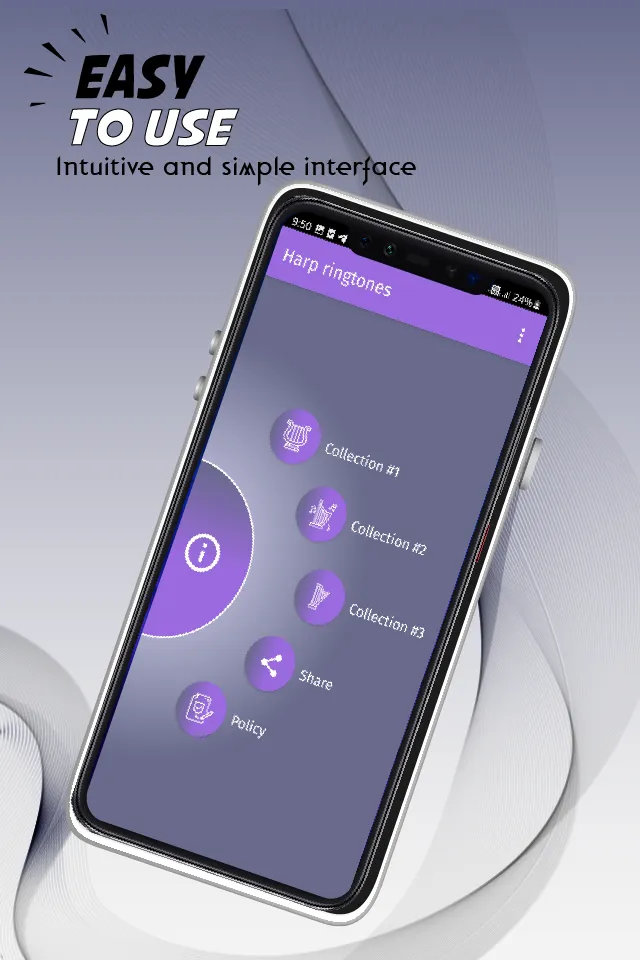 Harp sounds ringtones. | Indus Appstore | Screenshot
