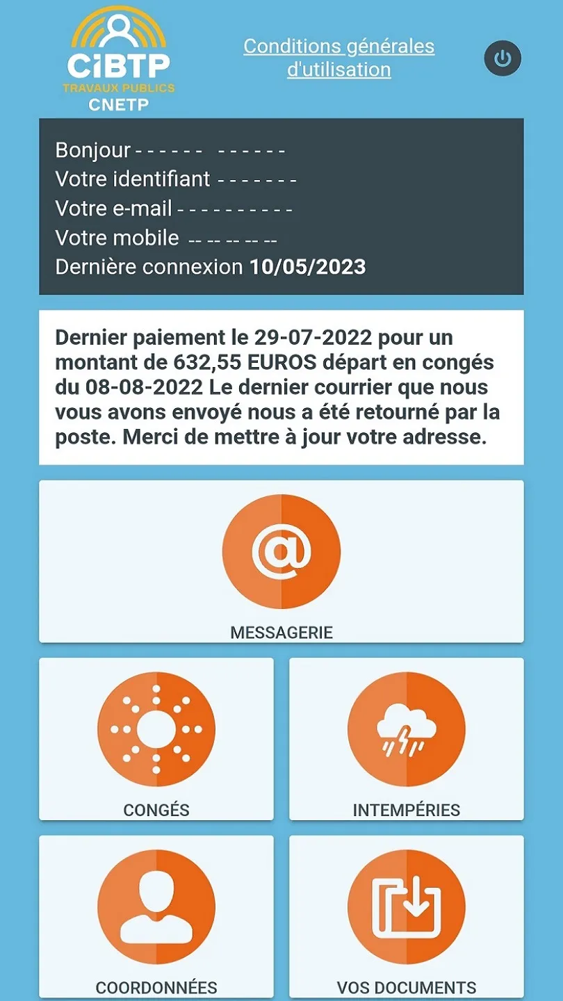 CNETP Salarié | Indus Appstore | Screenshot