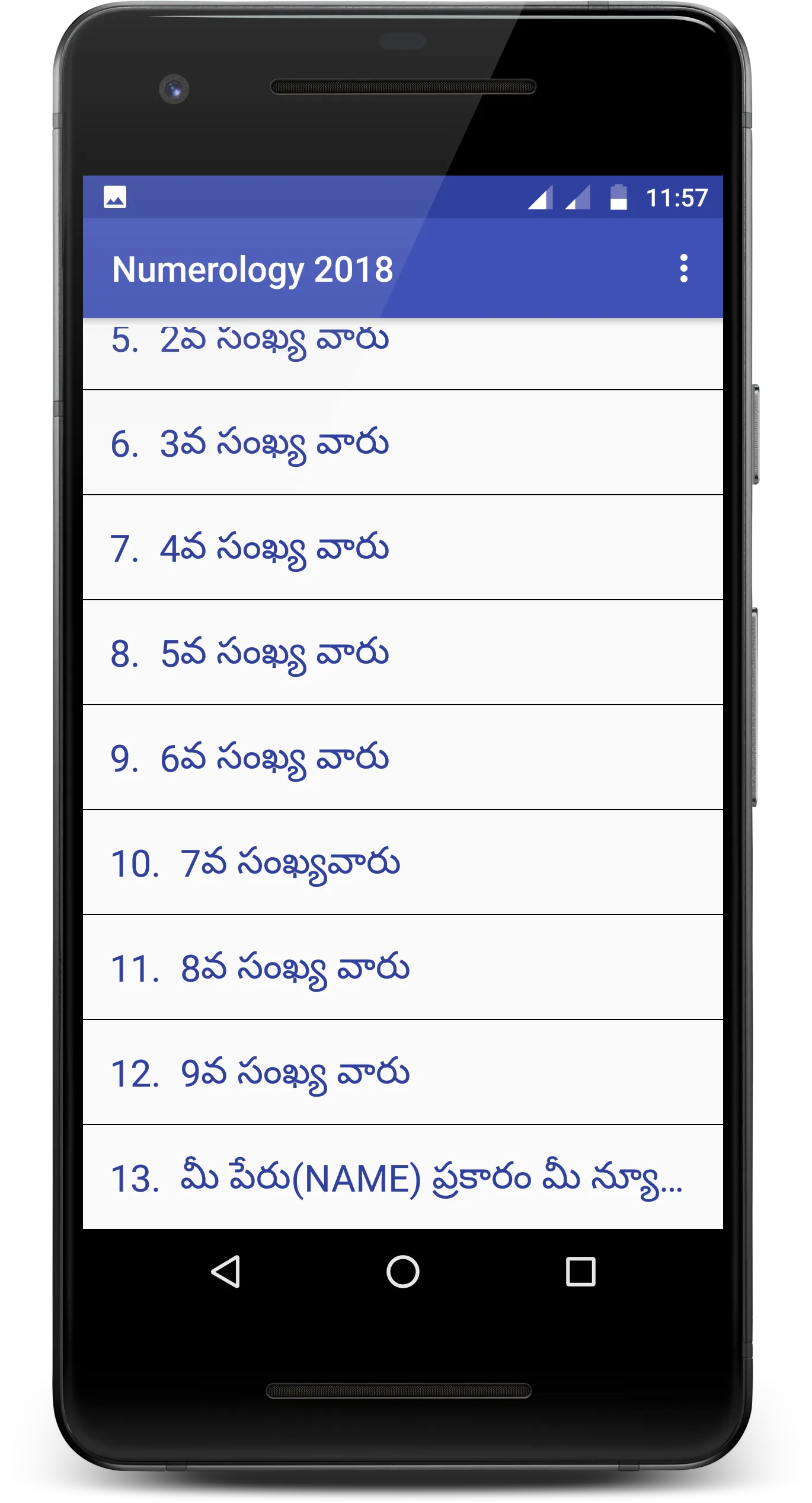 Numerology in Telugu | Indus Appstore | Screenshot