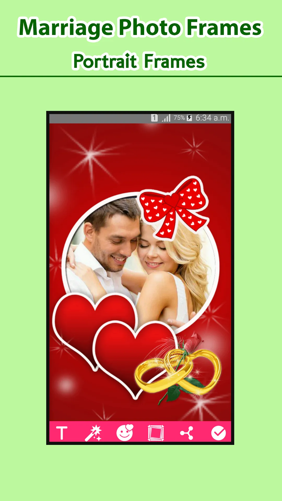 Marriage Photo Frames | Indus Appstore | Screenshot