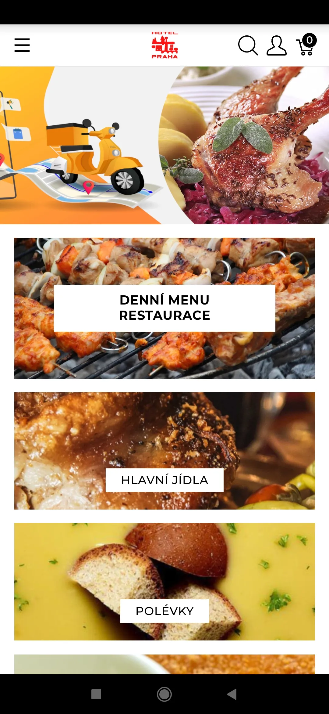 Restaurace Vyžlovka Denní Menu | Indus Appstore | Screenshot